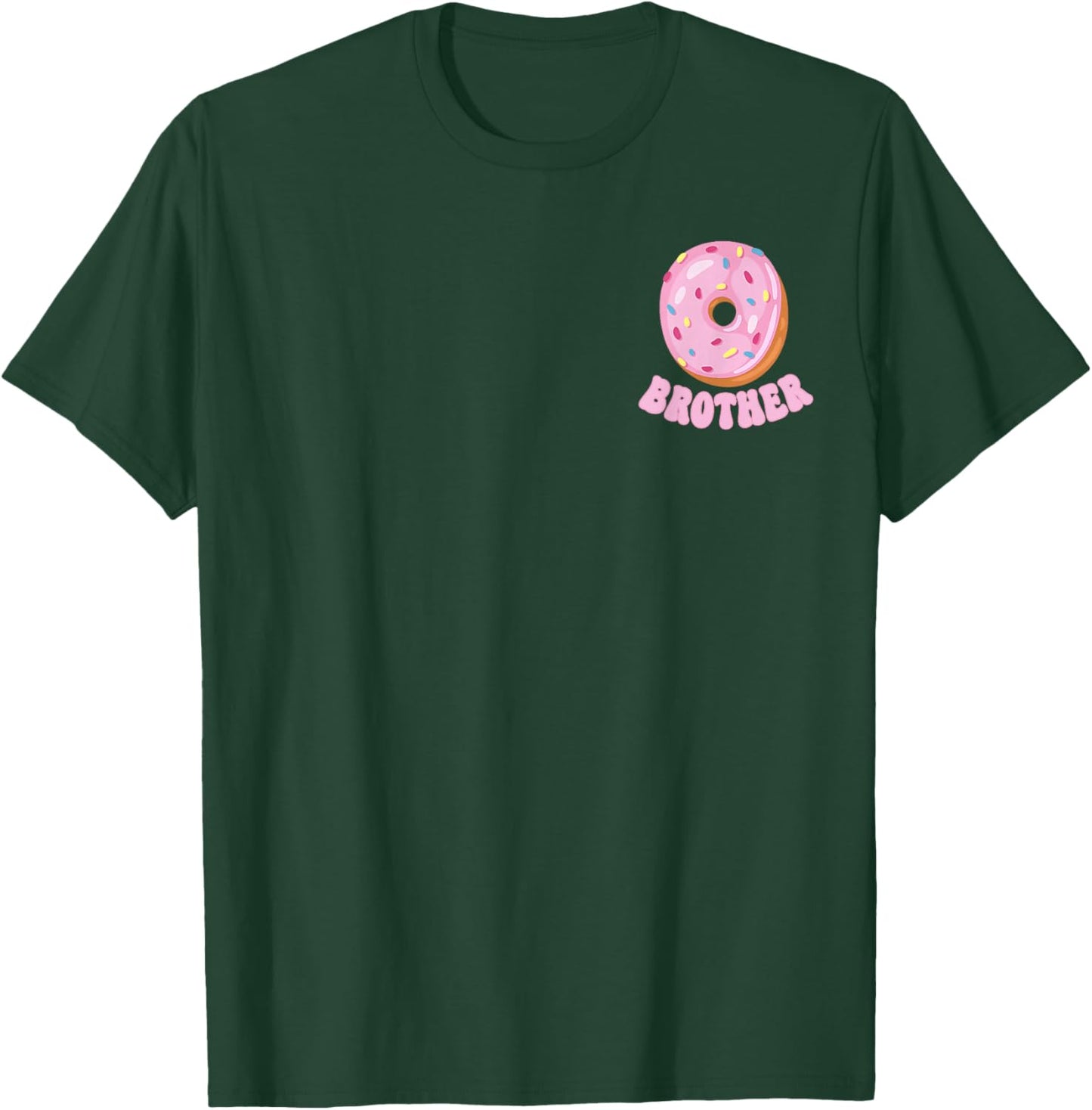 Brother of The Sweet One First Birthday Family Donut Party T-Shirt - T-Shirt | Forest