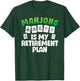 Funny Mahjong Art Women Retirement Mahjong Player T-Shirt - T-Shirt | Forest