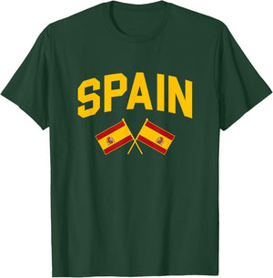 Spain - Flag of Spain - Classic T-Shirt - T-Shirt | Forest