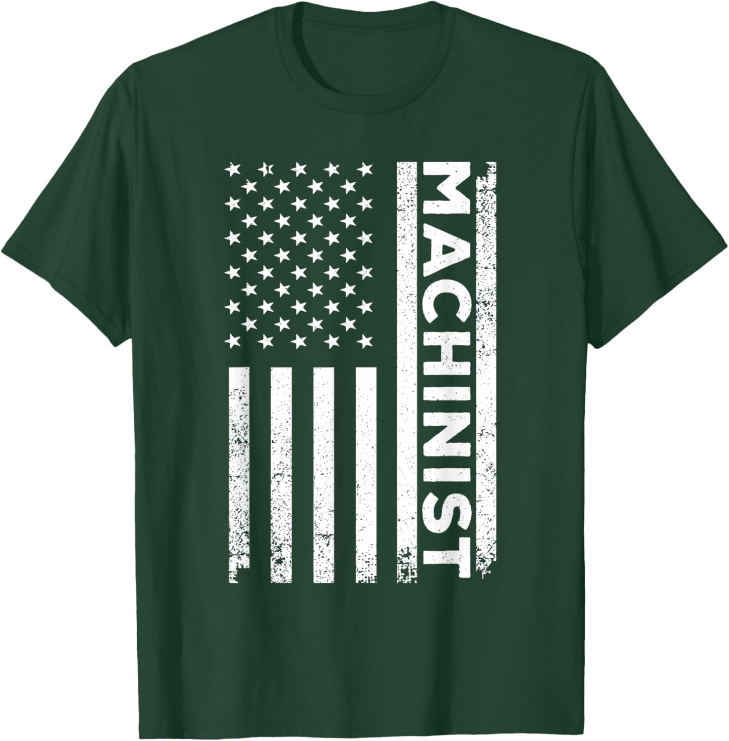 Machinist Art Dad Machine Operator CNC Machinist T-Shirt - T-Shirt | Forest