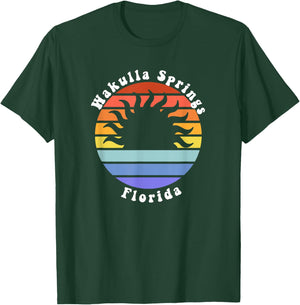 Wakulla Springs Florida FL Sunset Souvenir Vacation T-Shirt - T-Shirt | Forest