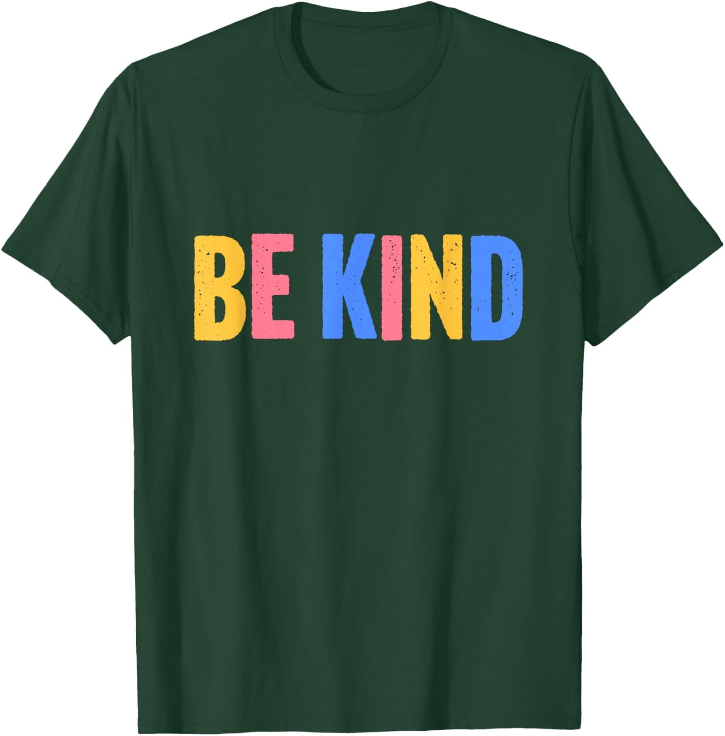 Be Kind Minimalist Love Kindness Positive T-Shirt - T-Shirt | Forest