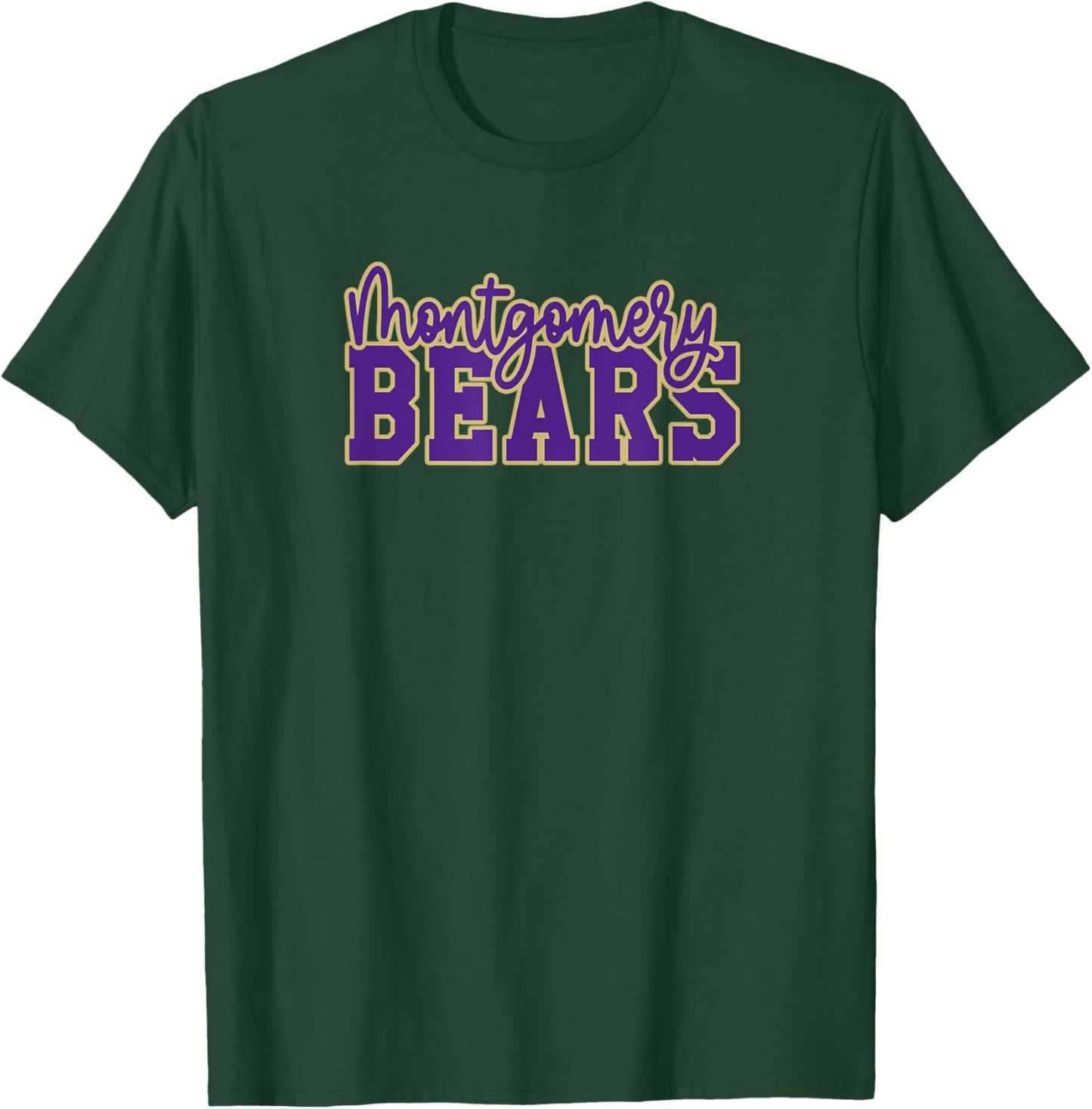Montgomery High School Bears T-Shirt - T-Shirt | Forest