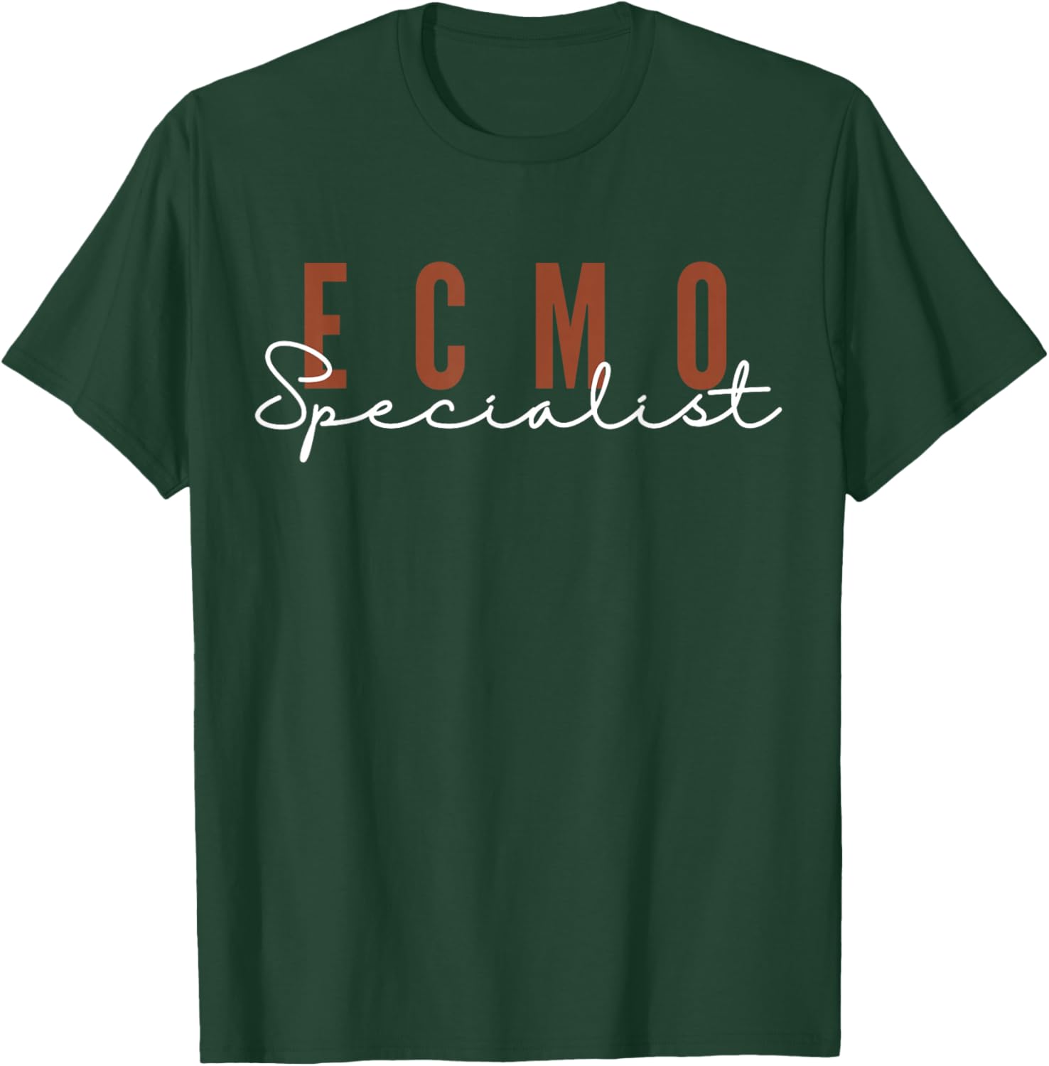 Retro Ecmo Specialist Ecmo Support Nurses CVICU Nursing T-Shirt - T-Shirt | Forest