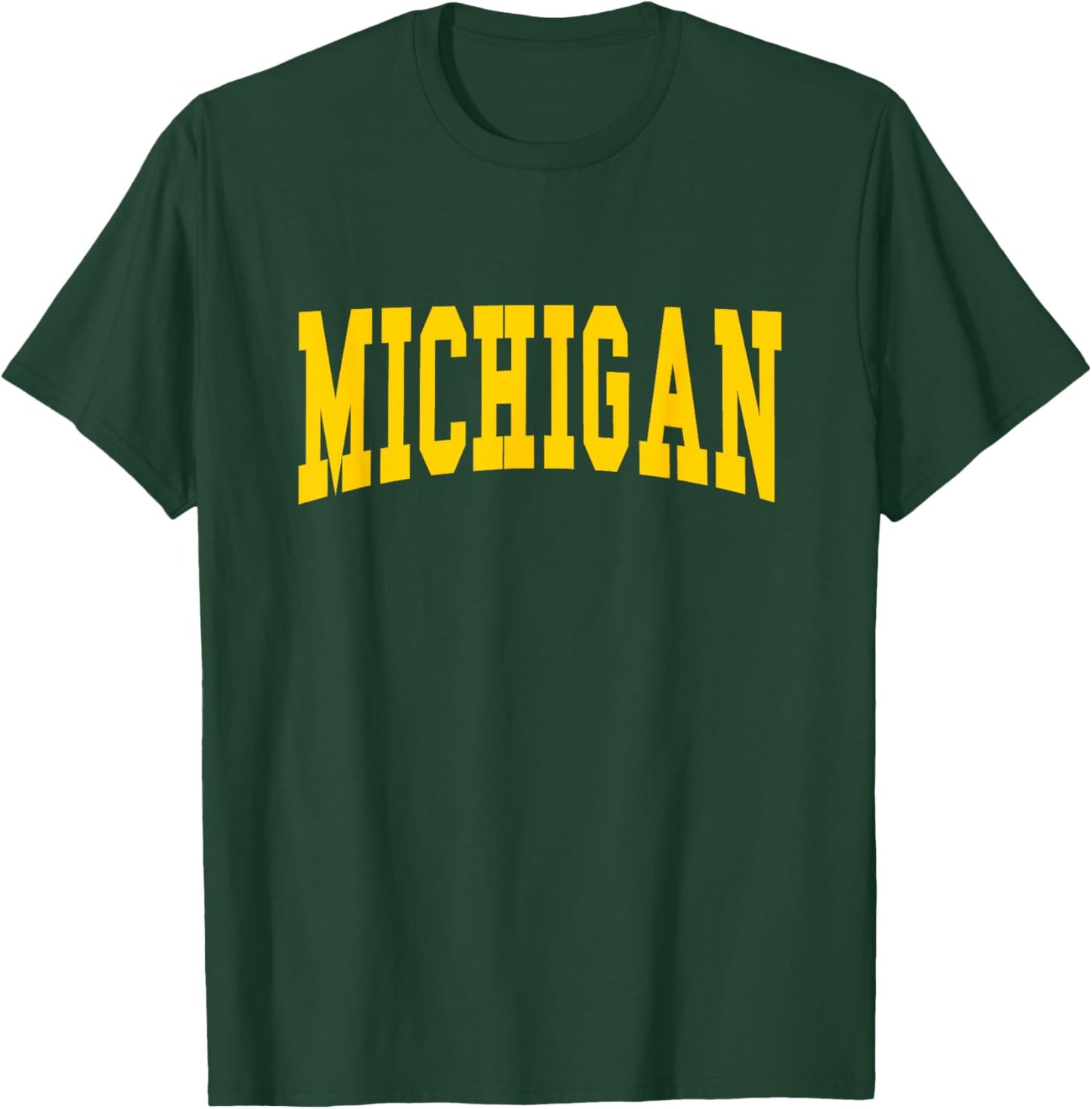 MICHIGAN - Throwback Design - Classic T-Shirt - T-Shirt | Forest
