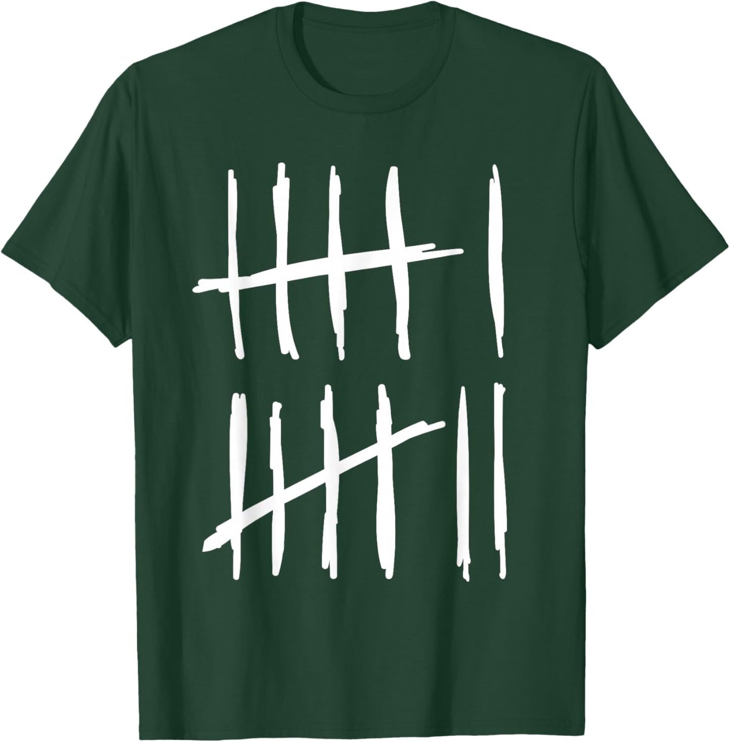 Six Sept 6 7 Tally Marks 67 Meme 6-7 Numbers Funny School T-Shirt - T-Shirt | Forest