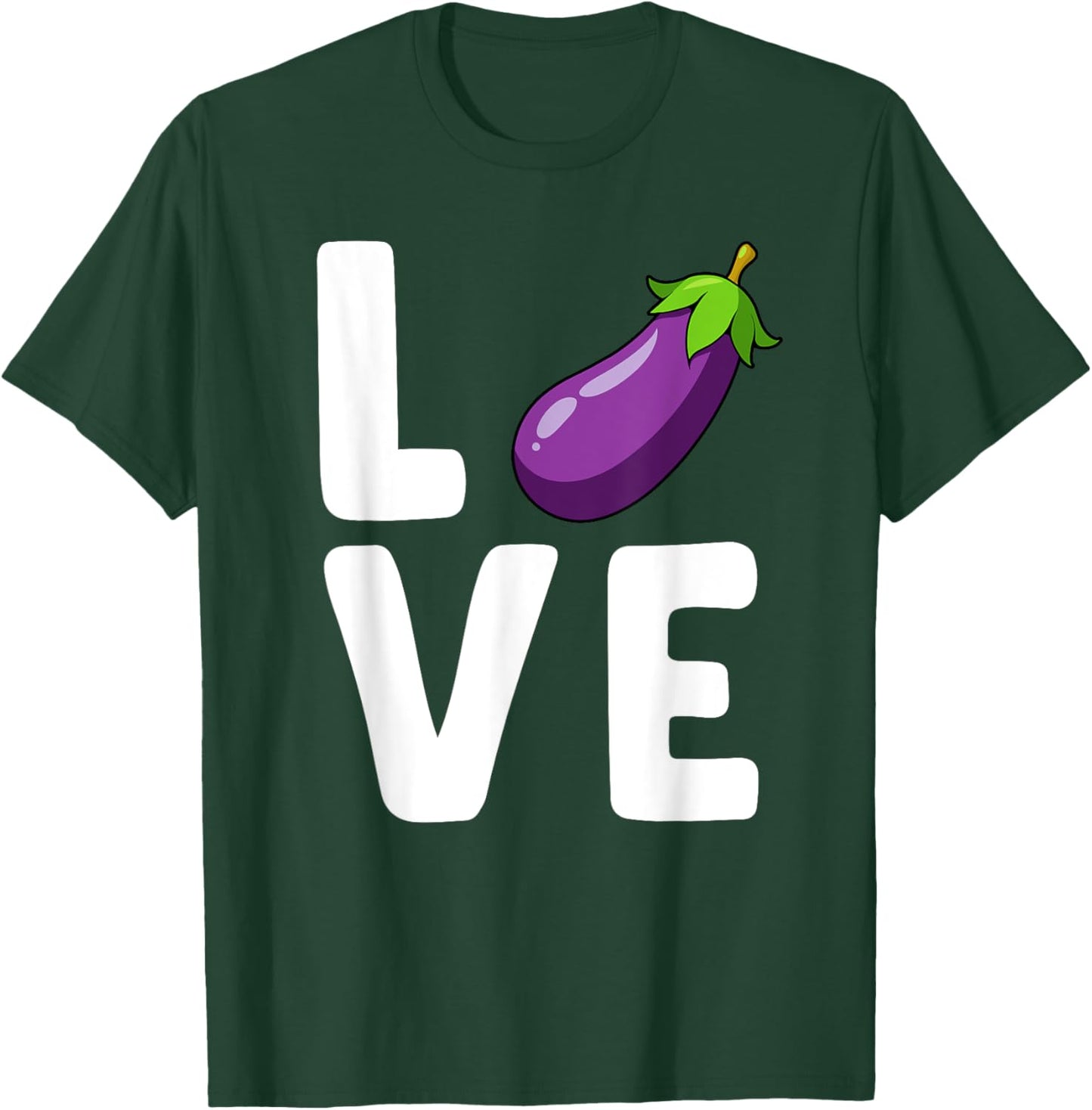 Eggplant Art Women Kids Veggie Vegetable Eggplant T-Shirt - T-Shirt | Forest