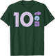 10th Birthday 10 Ten Years Old Tenth Bday Girls Boys Kids T-Shirt - T-Shirt | Forest