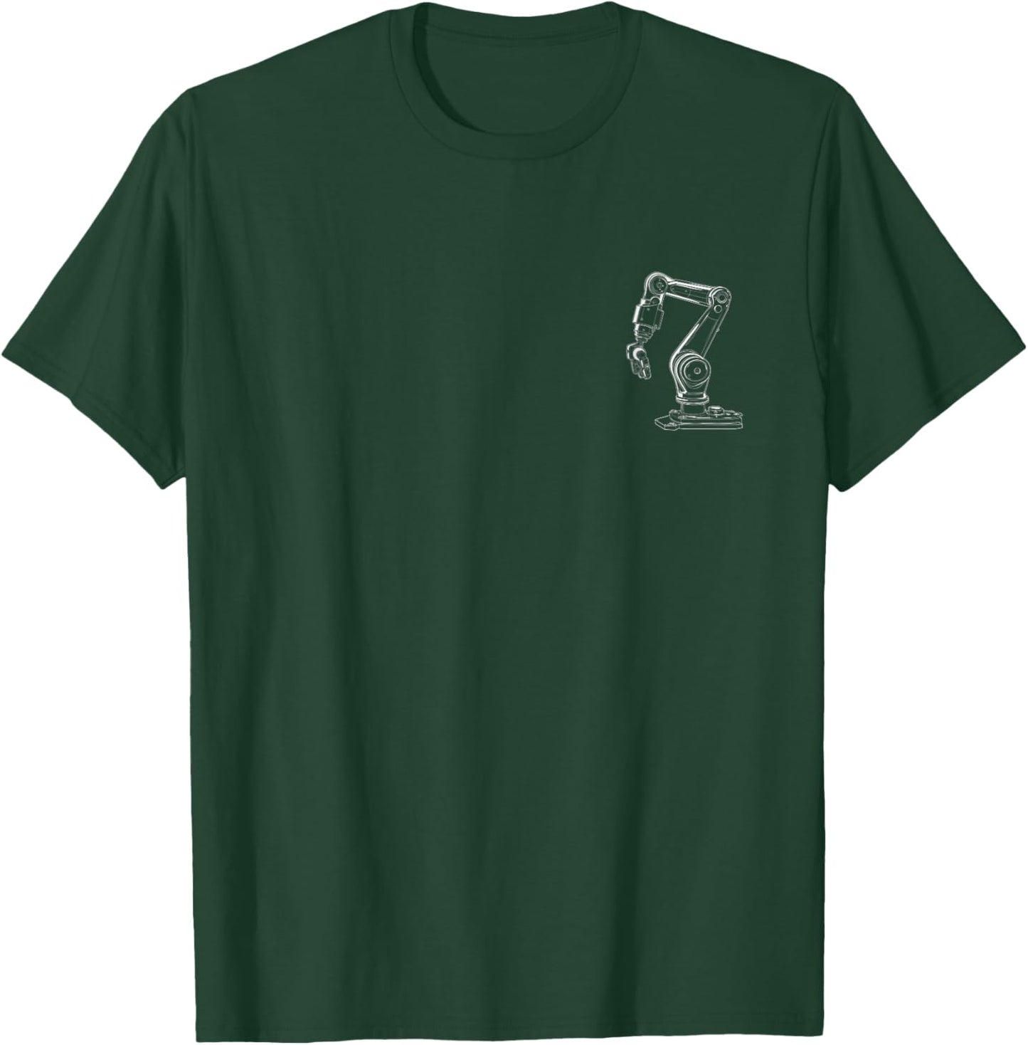 Robot Arm Robotics Engineering Engineer T-Shirt - T-Shirt | Forest