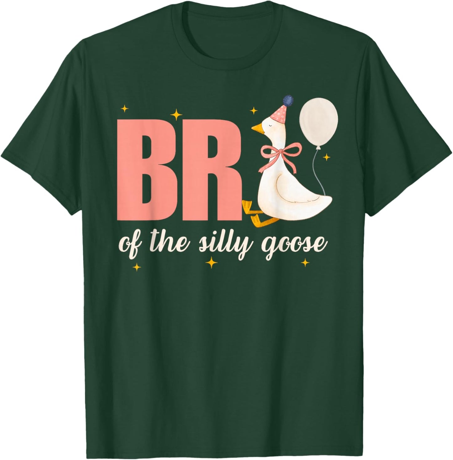 Brother of The Silly Goose Birthday Party Matching Family T-Shirt - T-Shirt | Forest