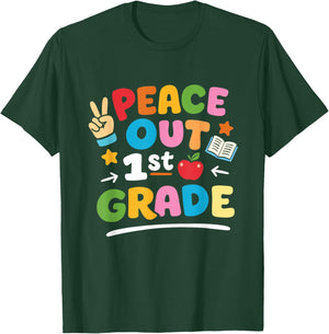 Last Day of First Grade Kids 1st Grade Graduation Teacher T-Shirt - T-Shirt | Forest