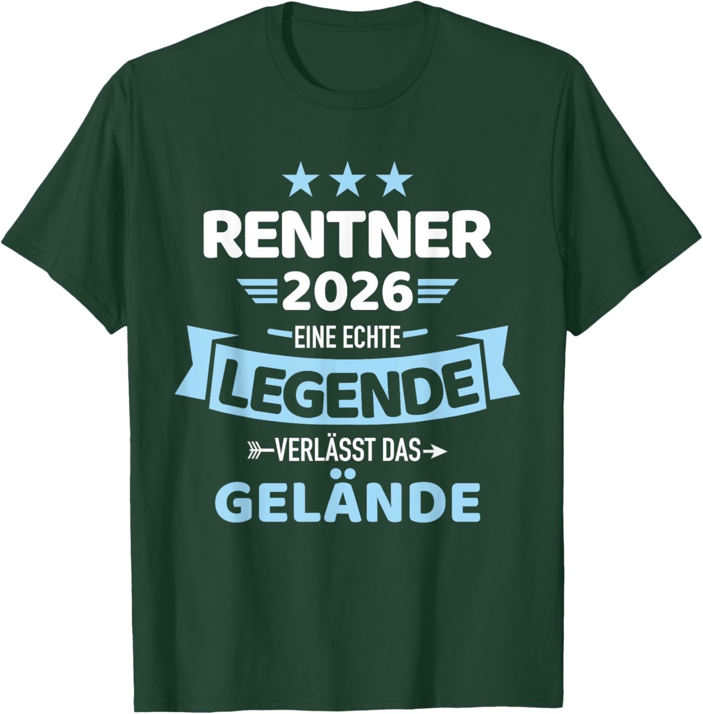 Rentner 2026 A Real Legend Leaves the Terrain T-Shirt - T-Shirt | Forest