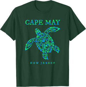 Cape May New Jersey NJ Sea Turtle Boys Girls Toddler T-Shirt - T-Shirt | Forest