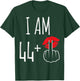 I Am 44 Plus 1 Middle Finger Funny 45th Women's Birthday T-Shirt - T-Shirt | Forest