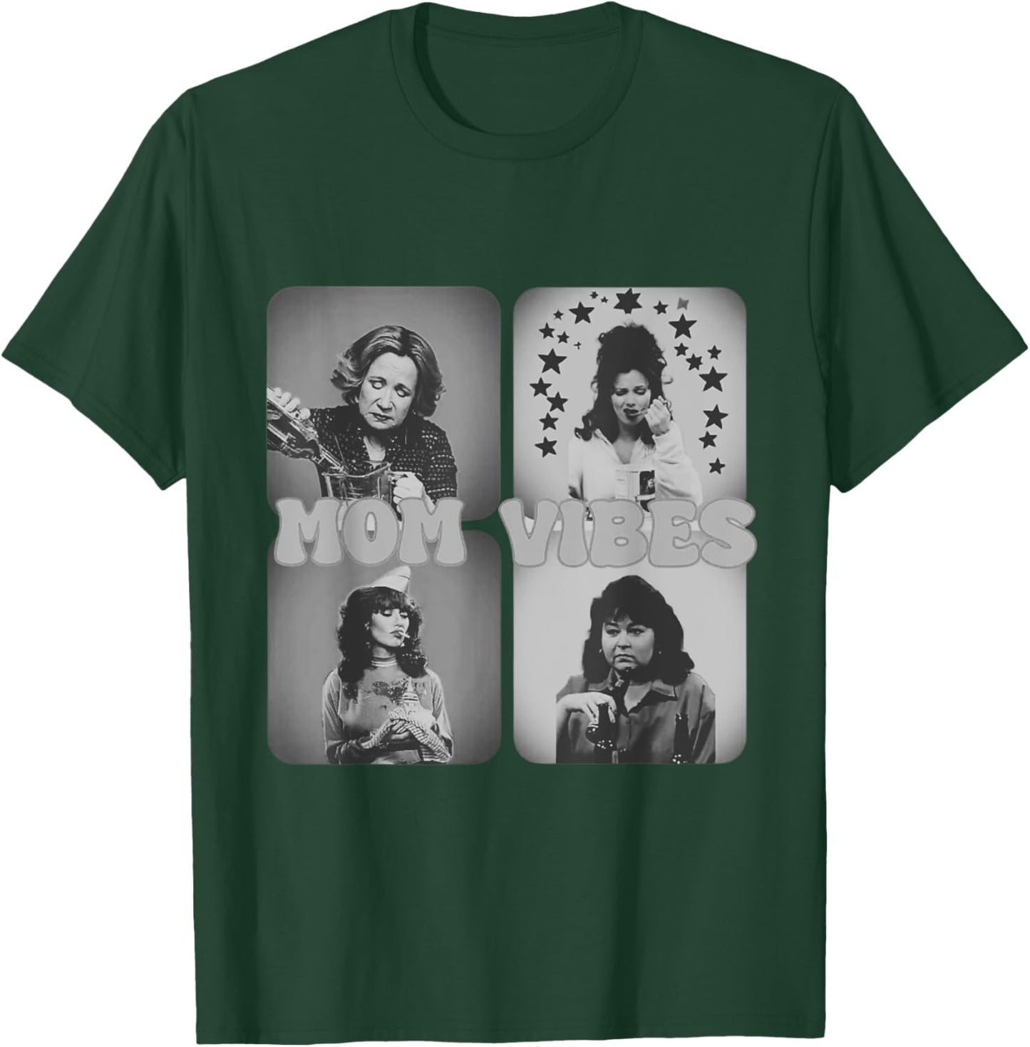 Retro Mom 90’s Vibes Vintage Mother's Day T-Shirt - T-Shirt | Forest