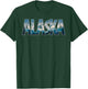 Alaskan Snowy Mountain Alaska Day Gifts Alaska T-Shirt - T-Shirt | Forest