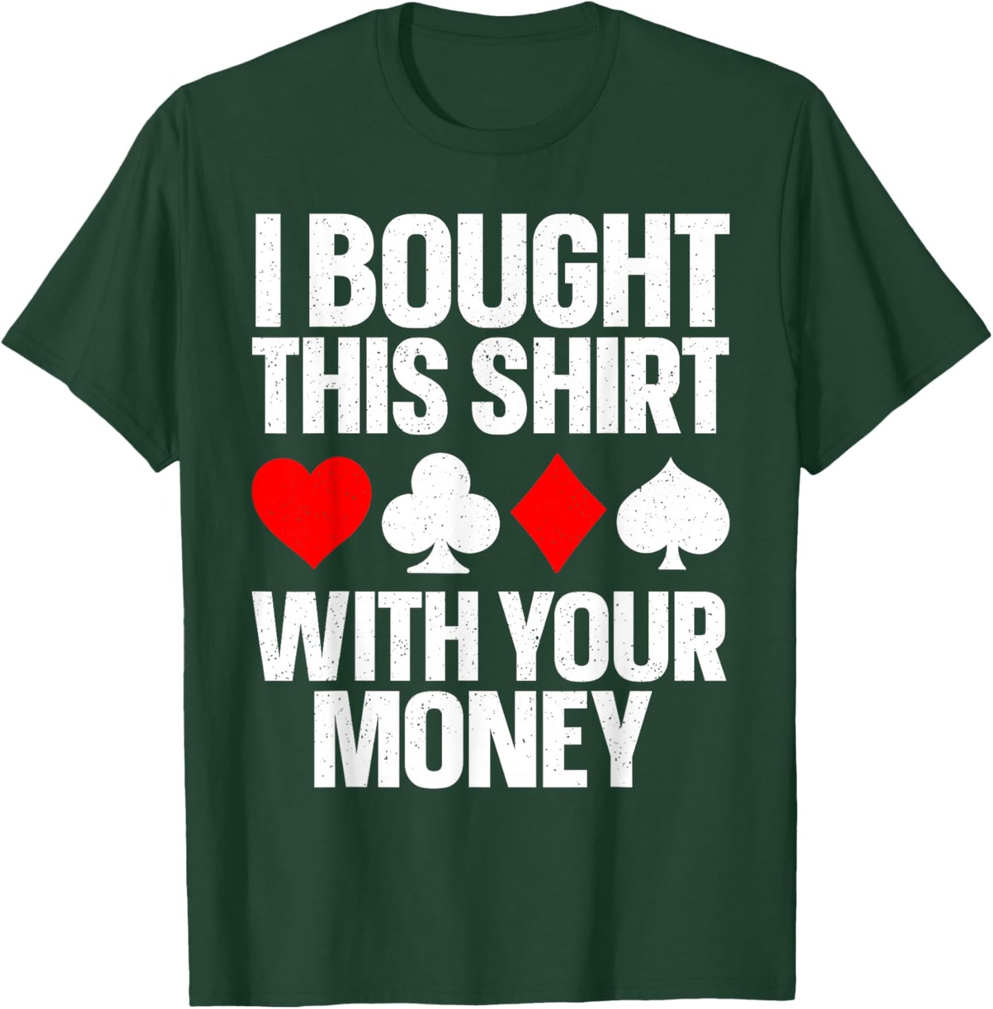 Best Poker Gift Gambling Poker Stuff & Accessories -Adults Poker Player Poker Lover Black Small Classic Fit Short Sleeve T-Shirt - T-Shirt | Forest