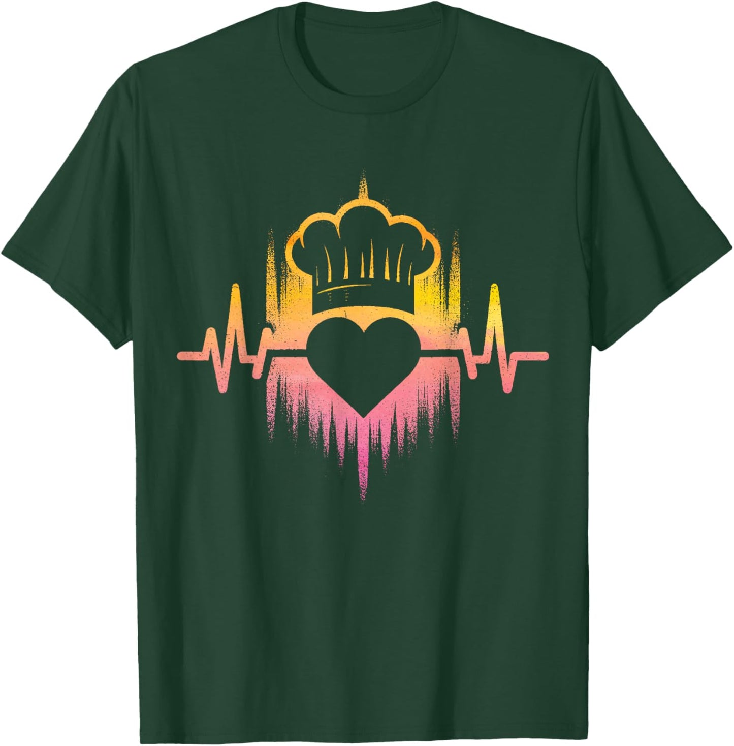 Cooking Chef Evolution Cuisine Cook Meal Preparing T-Shirt - T-Shirt | Forest