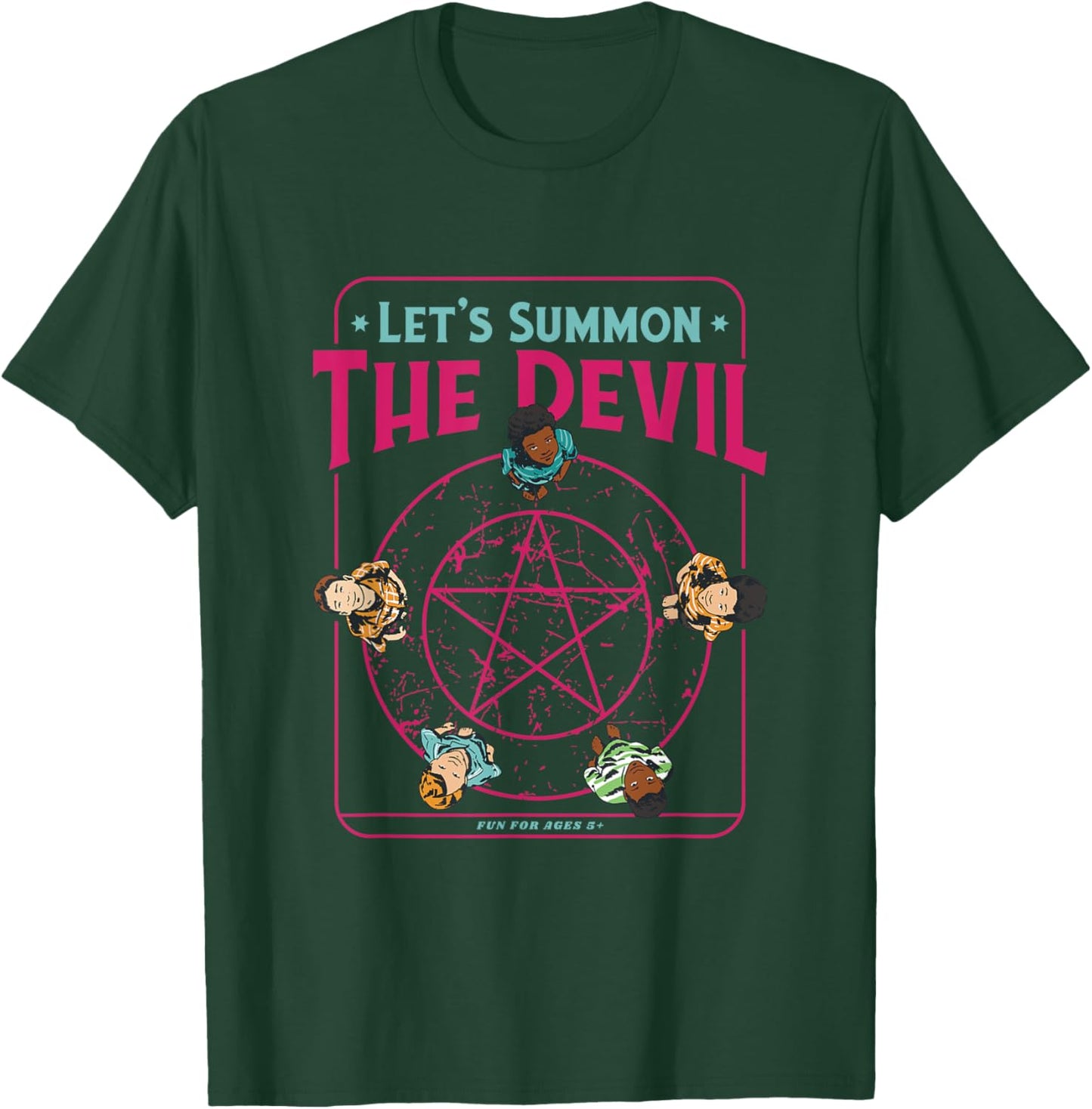 Funny Goth - Let Us Summon The Devil Game T-Shirt - T-Shirt | Forest
