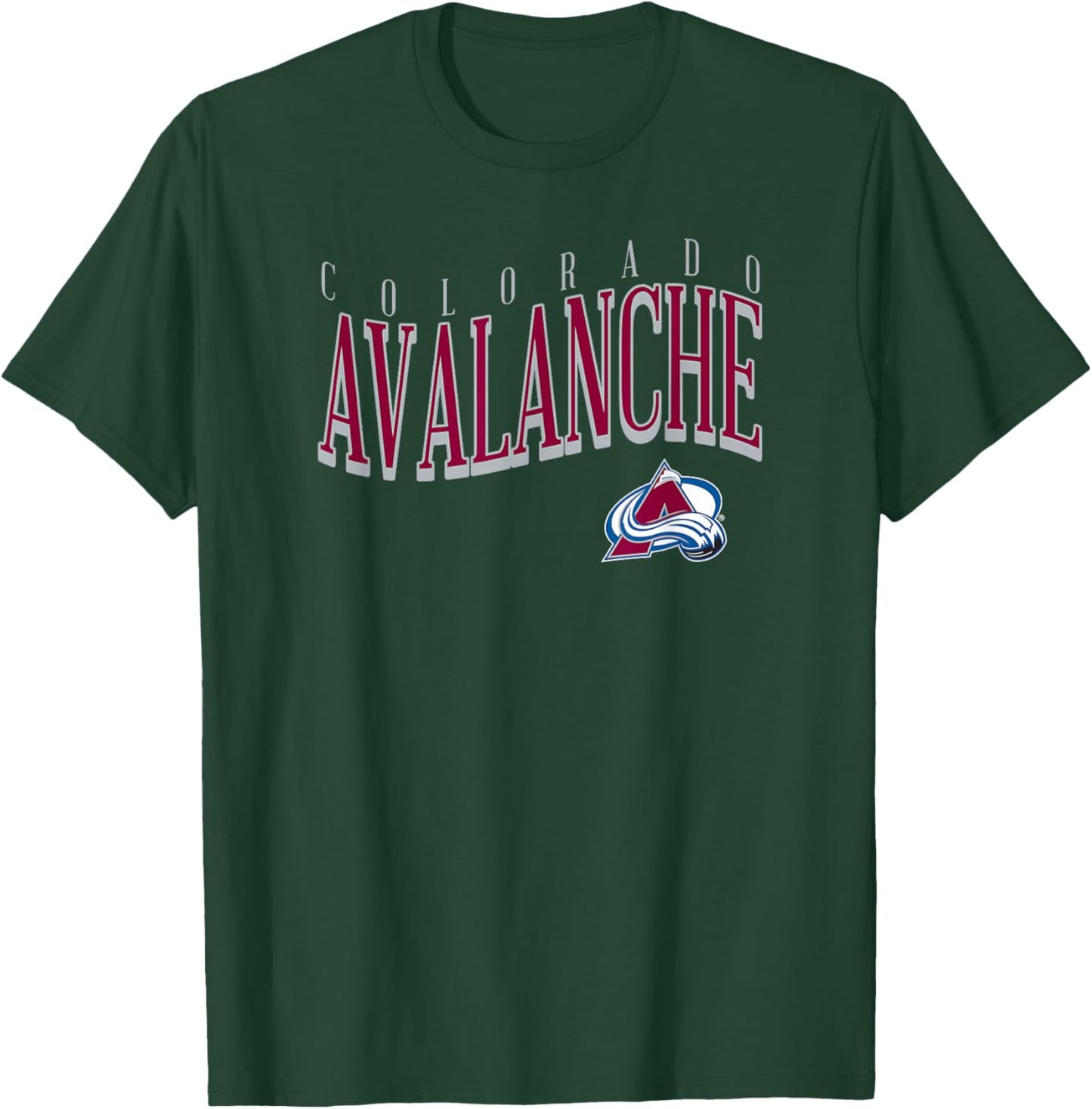 Colorado Avalanche Wave Navy Blue NHL Officially Licensed T-Shirt - T-Shirt | Forest