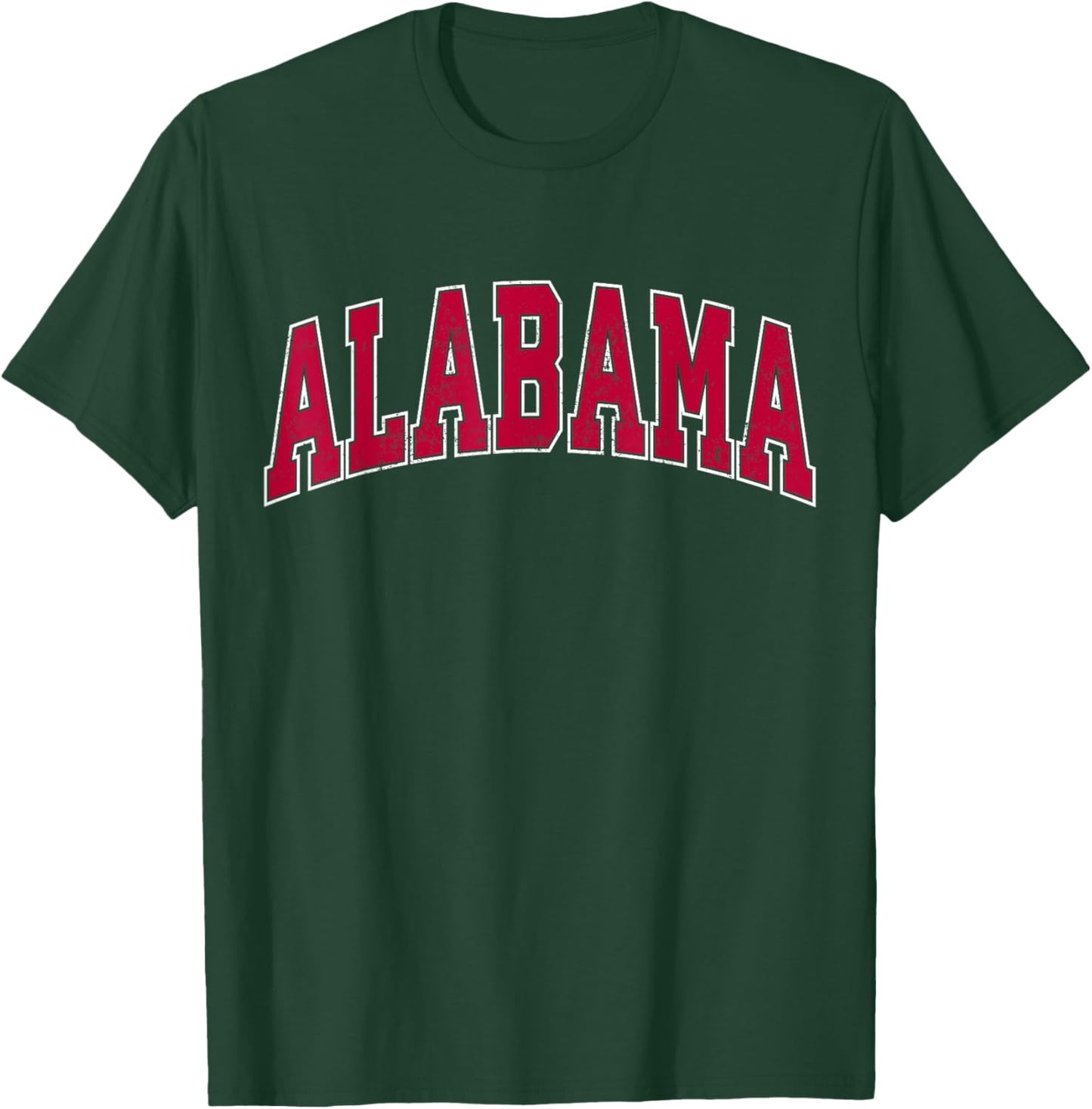 Alabama AL Vintage Sports Gifts Men Women Boy Girl T-Shirt - T-Shirt | Forest