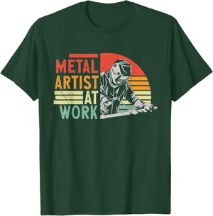 Welder Welding Metal Worker T-Shirt - T-Shirt | Forest