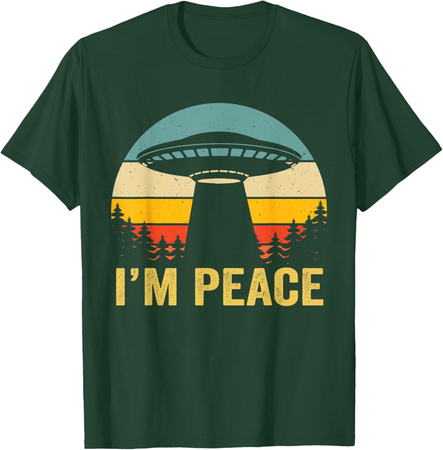 I Come In Peace im Peace Matching Couples Alien T-Shirt - T-Shirt | Forest