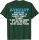 Atheism Anti-Religion Agnostic Freethinker Atheist T-Shirt - T-Shirt | Forest