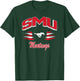 SMU Mustangs Retro Diamond Blue Officially Licensed T-Shirt - T-Shirt | Forest
