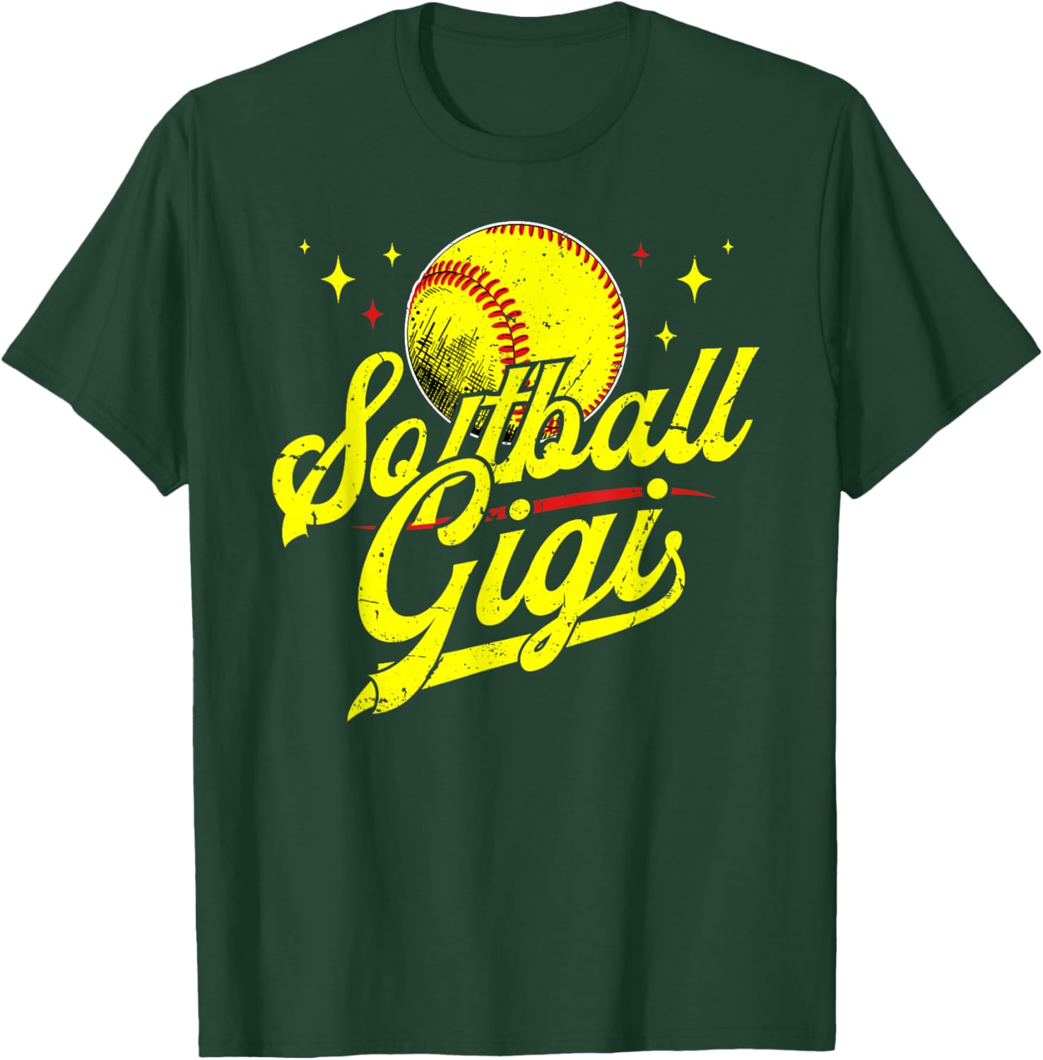 Softball Gigi Of A Softball Player Gigi T-Shirt - T-Shirt | Forest