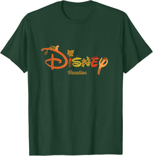 Disney Autumn Fill Logo Fall Trip Vacation T-Shirt - T-Shirt | Forest