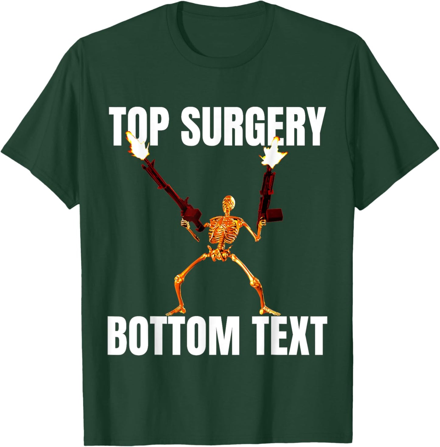 Top Surgery Bottom Text T-Shirt - T-Shirt | Forest