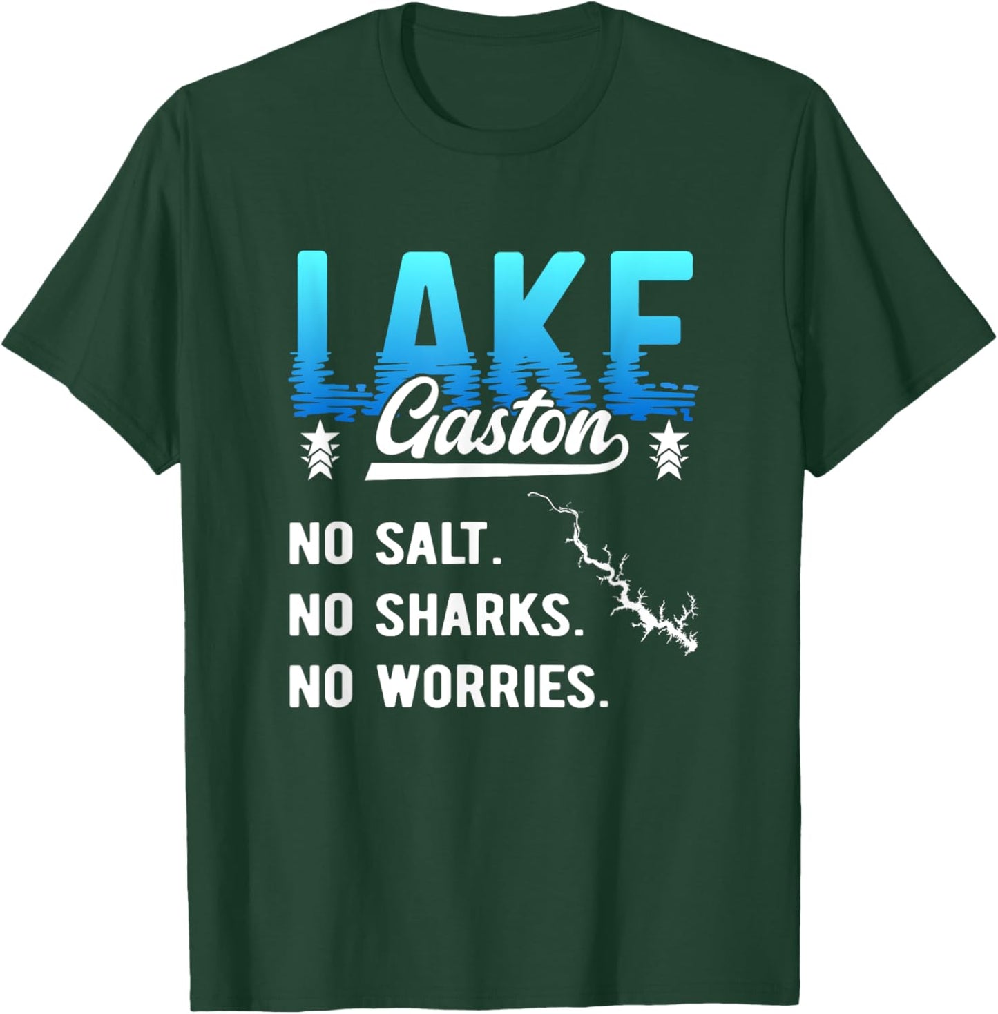 Lake Gaston Vacations Roanoke River North Carolina Virginia T-Shirt - T-Shirt | Forest