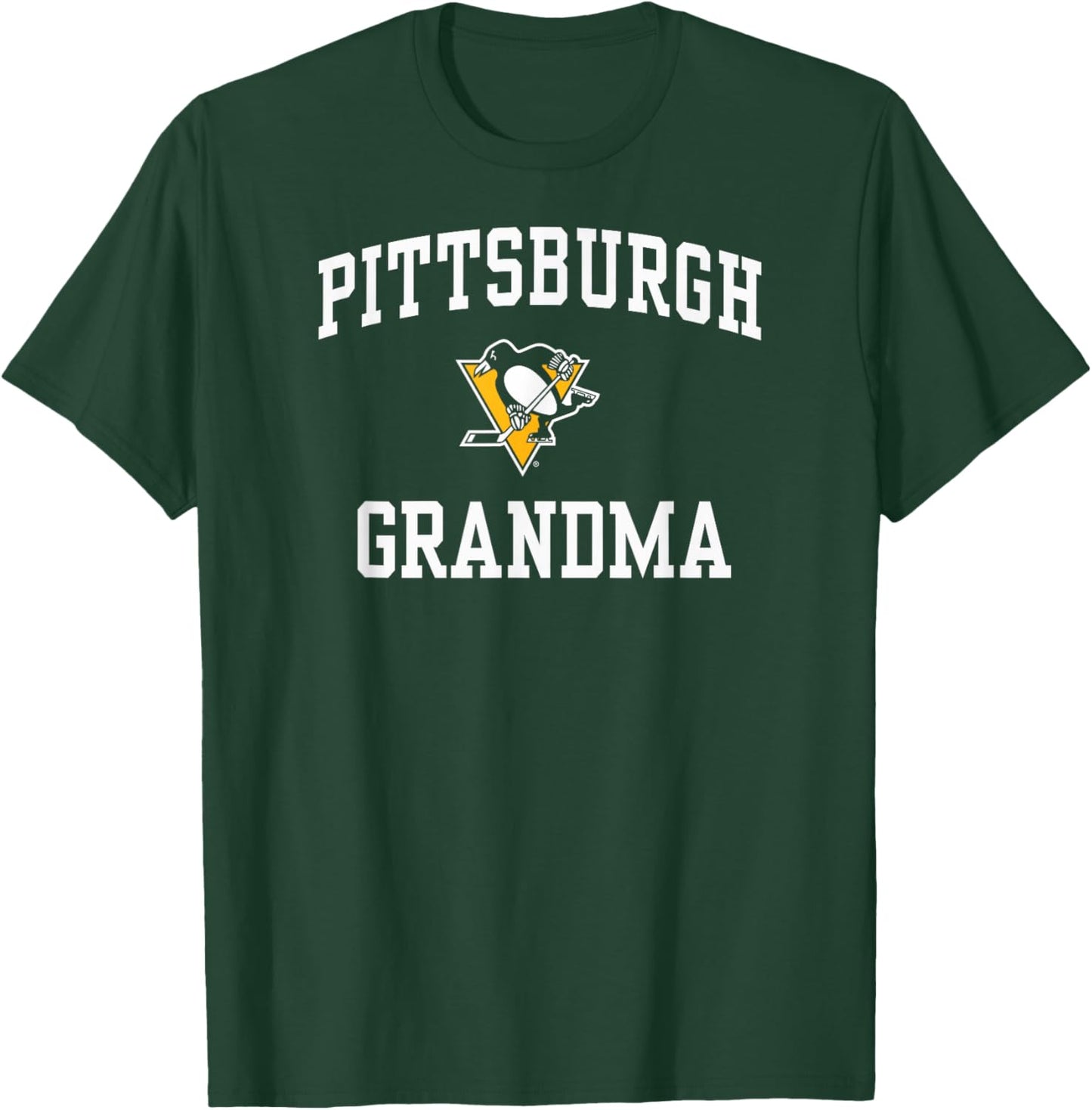 Pittsburgh Penguins Grandma Icon Black Officially Licensed T-Shirt - T-Shirt | Forest