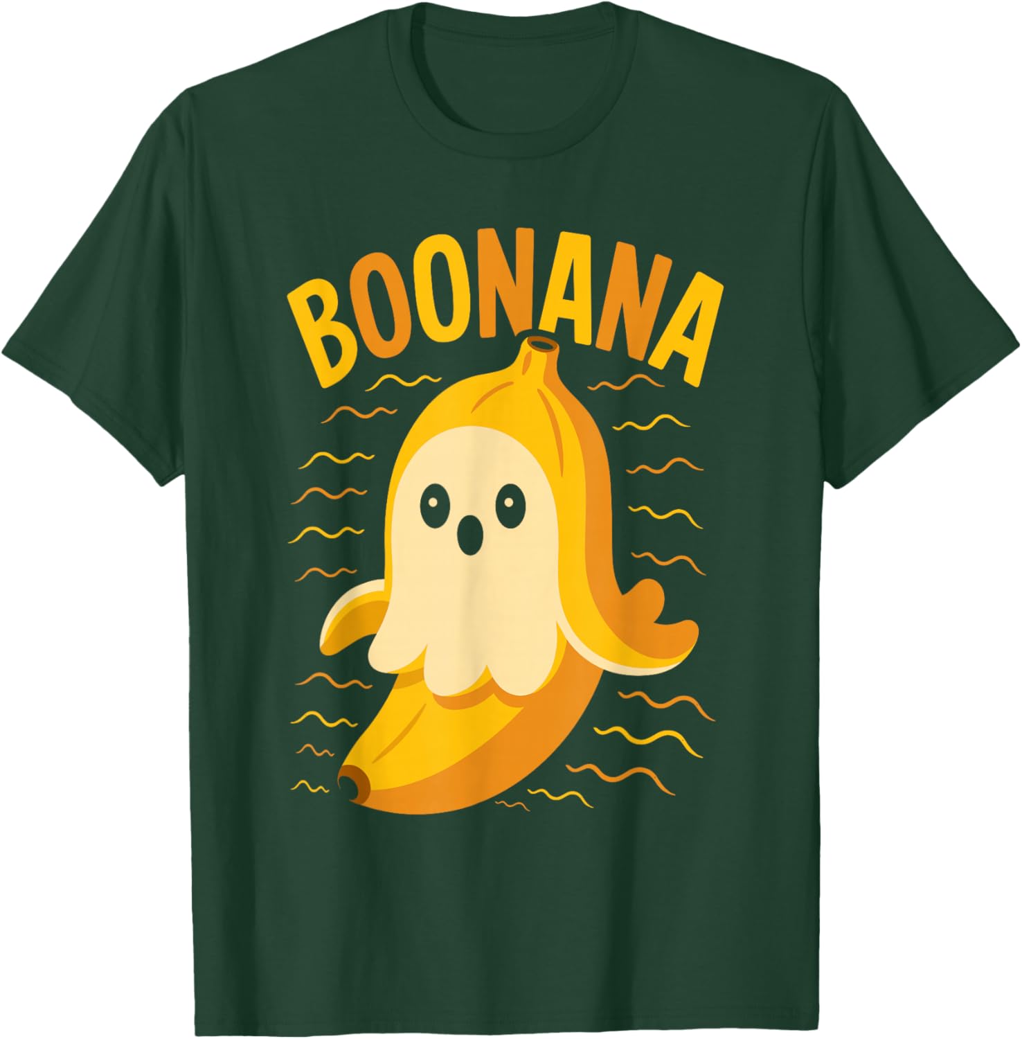 Boonana Cute Ghost Banana Ghost Food Halloween Costume T-Shirt - T-Shirt | Forest