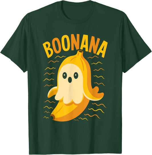 Boonana Cute Ghost Banana Ghost Food Halloween Costume T-Shirt - T-Shirt | Forest