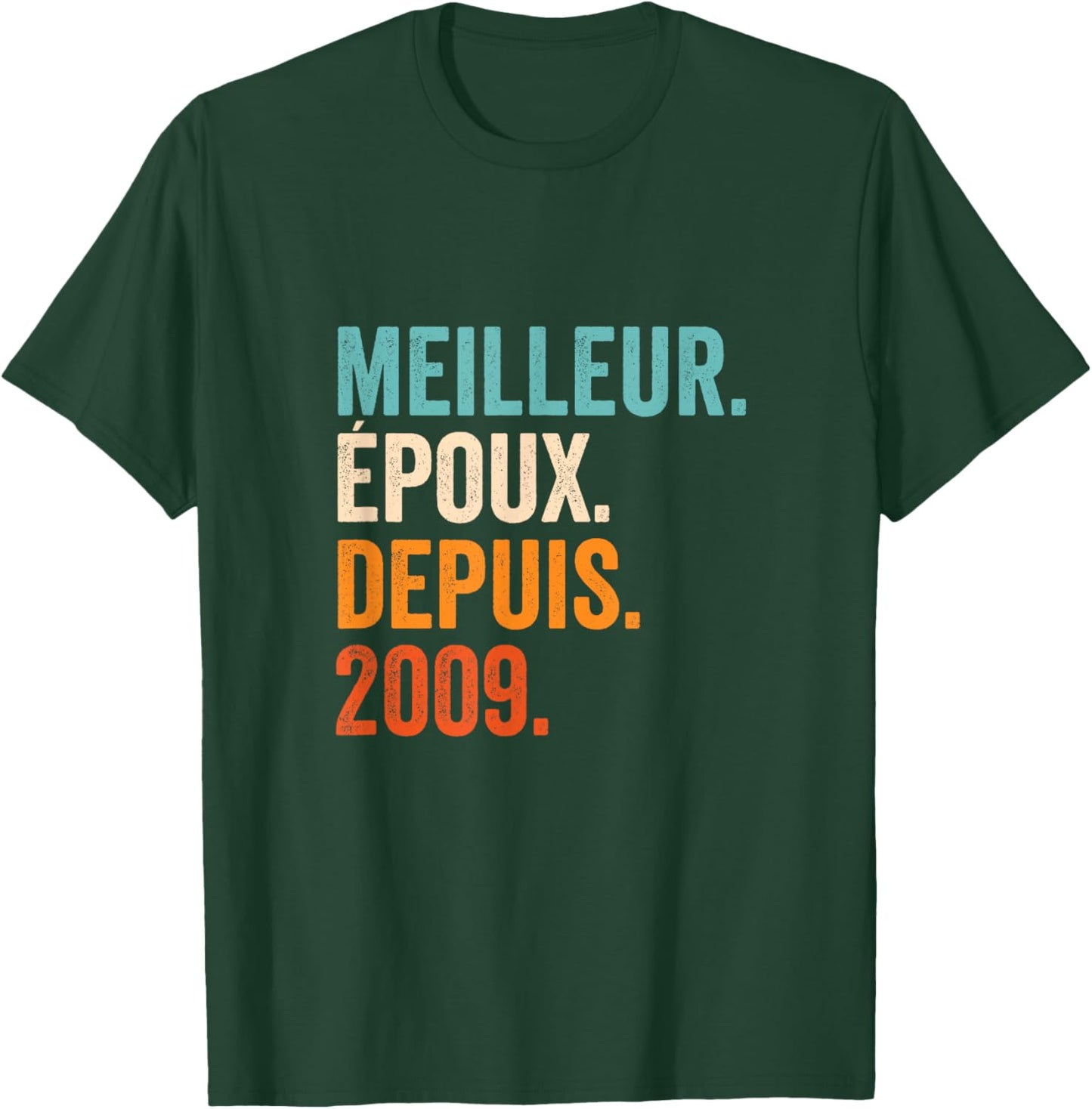 Best Husband Since 2009 | 17 Anniversary Wedding 17 Years T-Shirt - T-Shirt | Forest