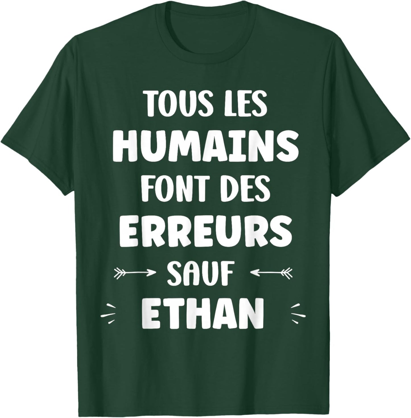 Name Funny Quote Except Ethan Humor Name Ethan T-Shirt - T-Shirt | Forest