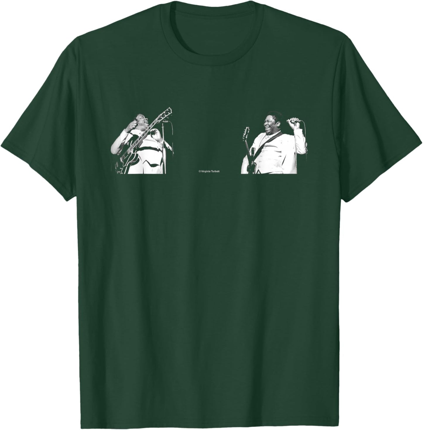 Guitarist BB King Hammersmith Odeon 1980 By Virginia Turbett T-Shirt - T-Shirt | Forest