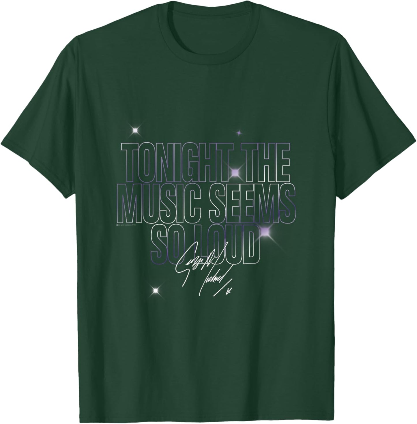 George Michael Tonight the Music Sparkled T-Shirt - T-Shirt | Forest
