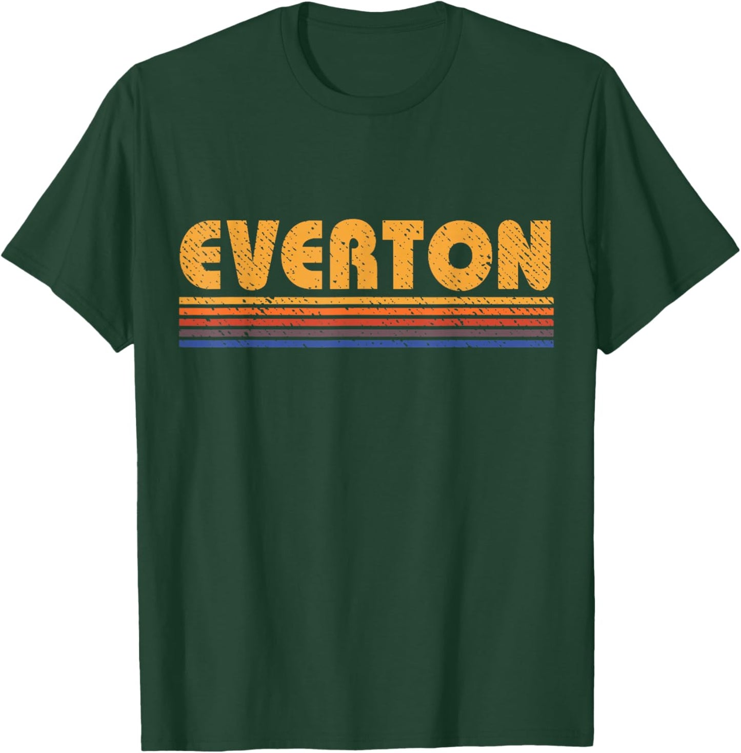 Everton England Vintage 80s Style Everton Athletic Sports T-Shirt - T-Shirt | Forest