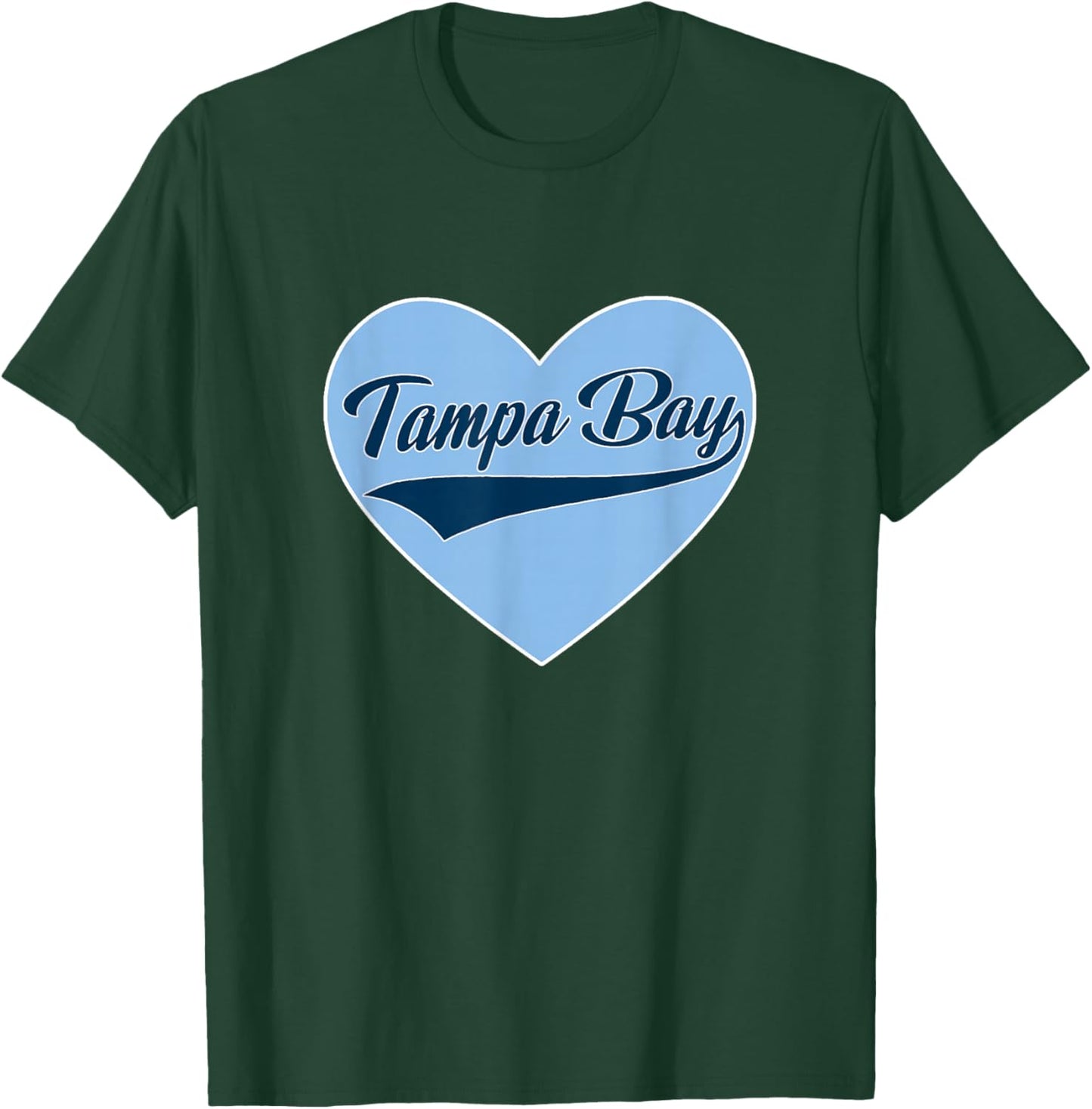 Tampa Bay - Throwback Design - Classic T-Shirt - T-Shirt | Forest
