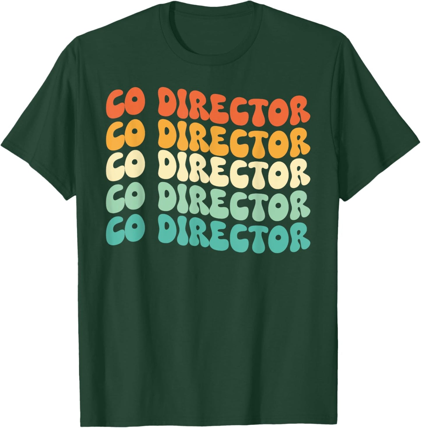 Groovy Co Director Job Title T-Shirt - T-Shirt | Forest
