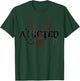 Bow Hunting Addicted To Bow Hunt Compound Bow Buck Mountain T-Shirt - T-Shirt | Forest