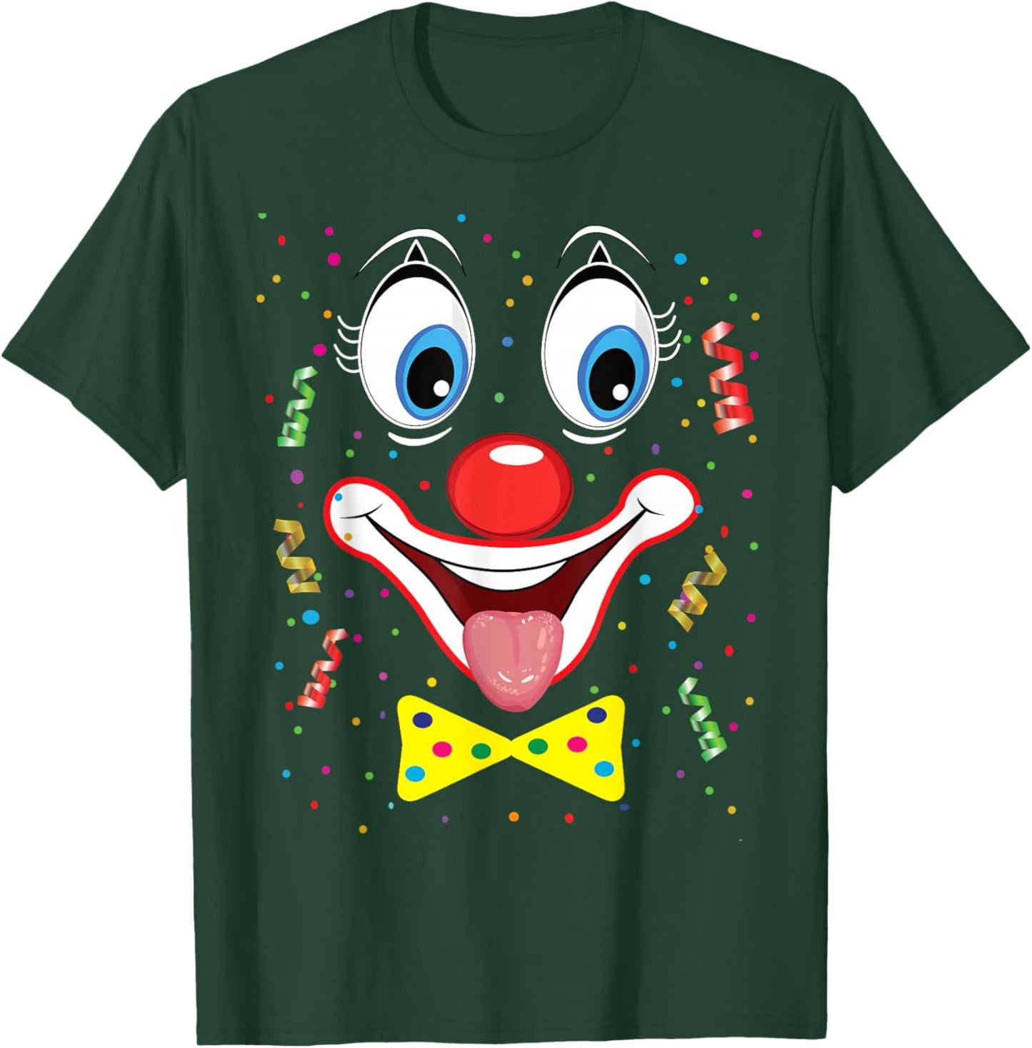Clown Carnival Costume Carnival Clown Costume T-Shirt - T-Shirt | Forest