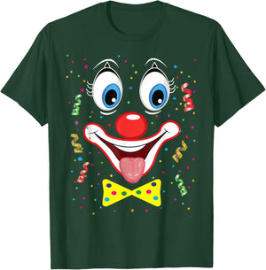 Clown Carnival Costume Carnival Clown Costume T-Shirt - T-Shirt | Forest