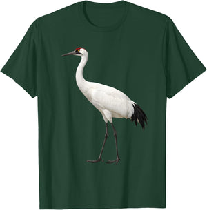 Whooping Crane Bird T-Shirt - T-Shirt | Forest