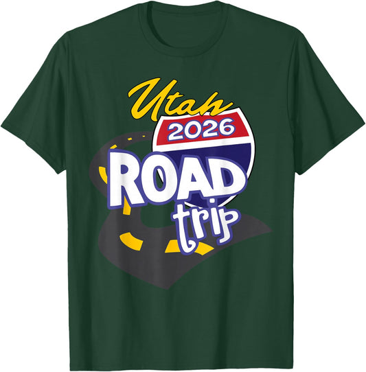2026 Utah Road Trip T-Shirt - T-Shirt | Forest