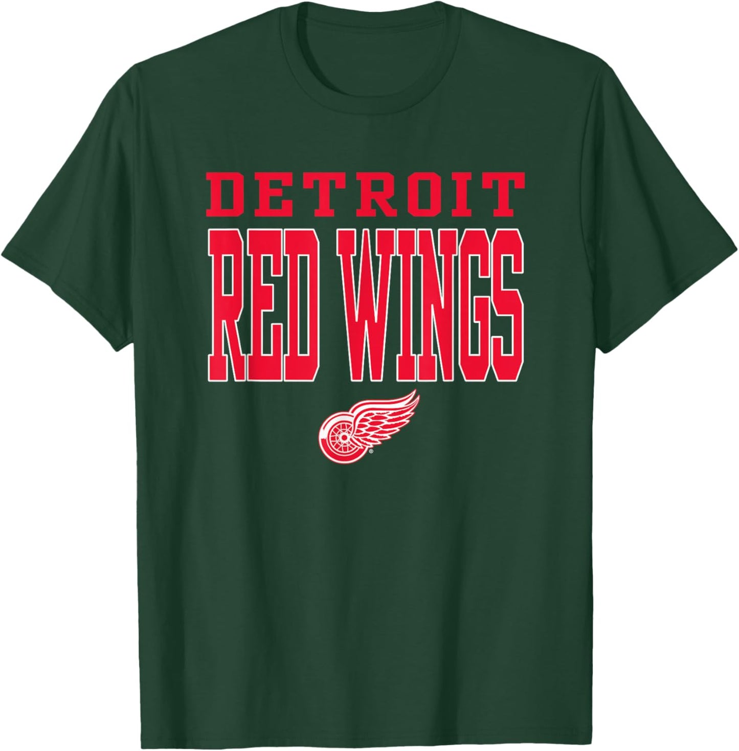 Detroit Red Wings Slap Shot NHL Officially Licensed T-Shirt - T-Shirt | Forest