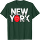 New York Heart Skyline T-Shirt - T-Shirt | Forest